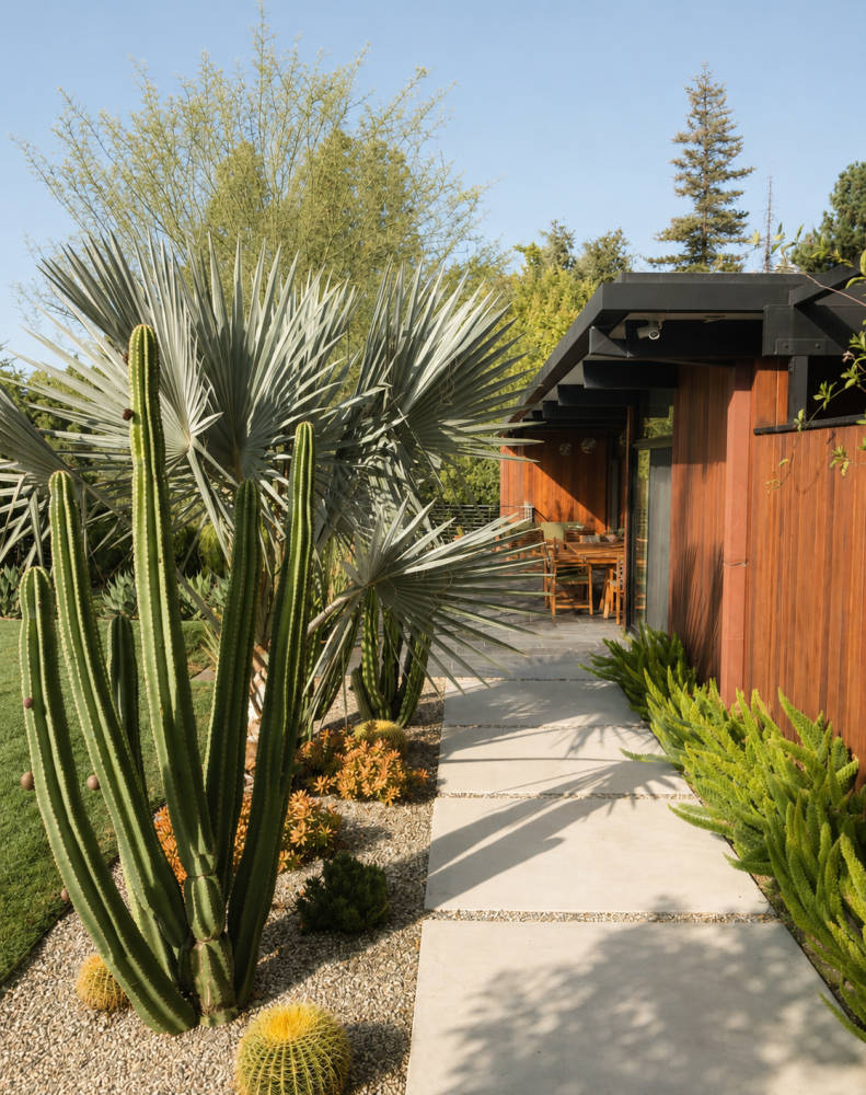 Mid-Century Garden Retreat