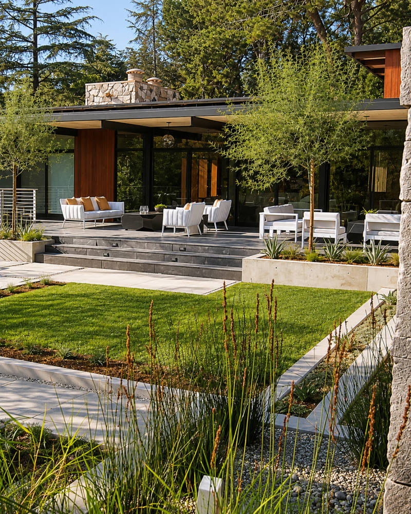 Mid-Century Garden Retreat